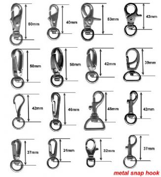 Dog Hook, Leather Hook, Metal Snap Hook, Metal Hook, Hardware Hook, Swivel Hook